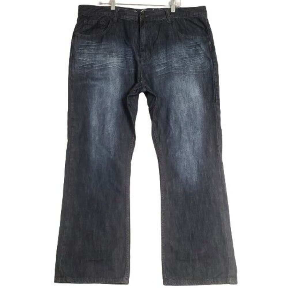 Safari Denim Bootcut Men's Regular Fit Western Dark Blue Jeans Size W42 x L32